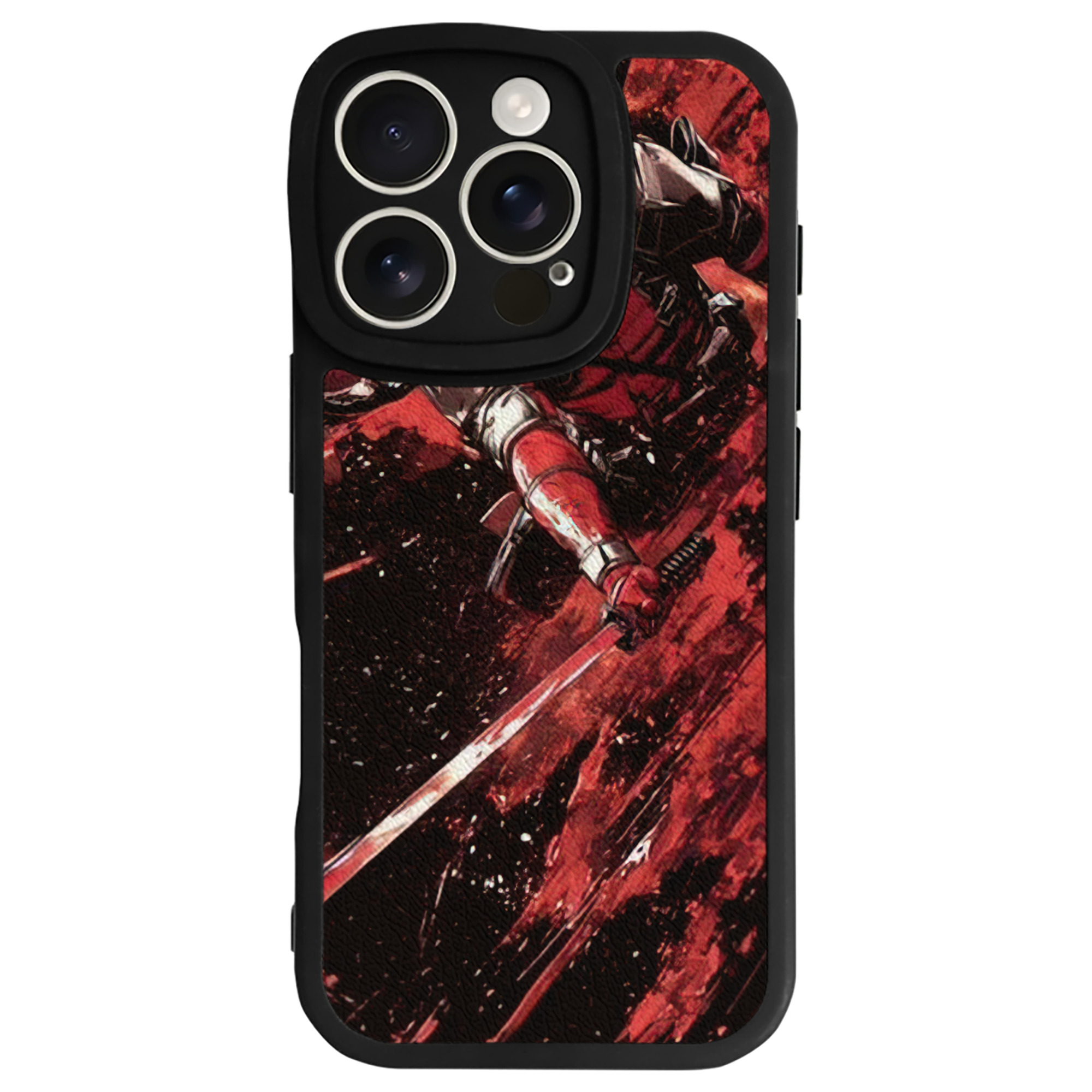 （画像用） Deadpool デッドプール 【iPhone 16シリーズ対応】シリコンスマホケース（レザー調） 材質：シリコン